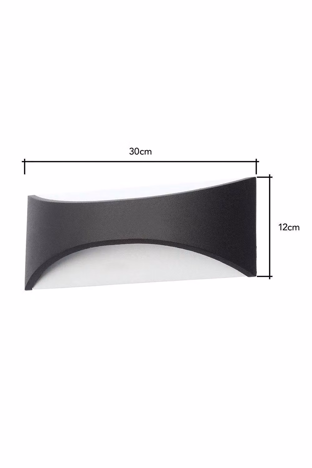 BHS Lighting Draco 12W LED Outdoor Wall Light in Black – 4