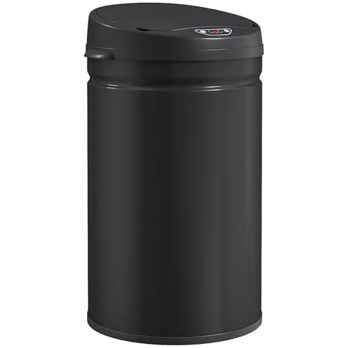 HOMCOM 30L Automatic Sensor Bin with Soft-Close Lid in Black – 1