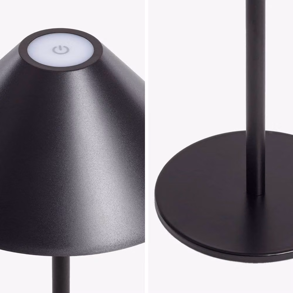 sweeek Dimmable Wireless LED Table Lamp in Black with Rechargeable Battery for Indoor and Outdoor Use – 4
