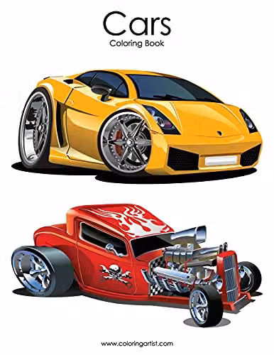 Cars Coloring Book 1: Volume 1 by Createspace, Multicolour