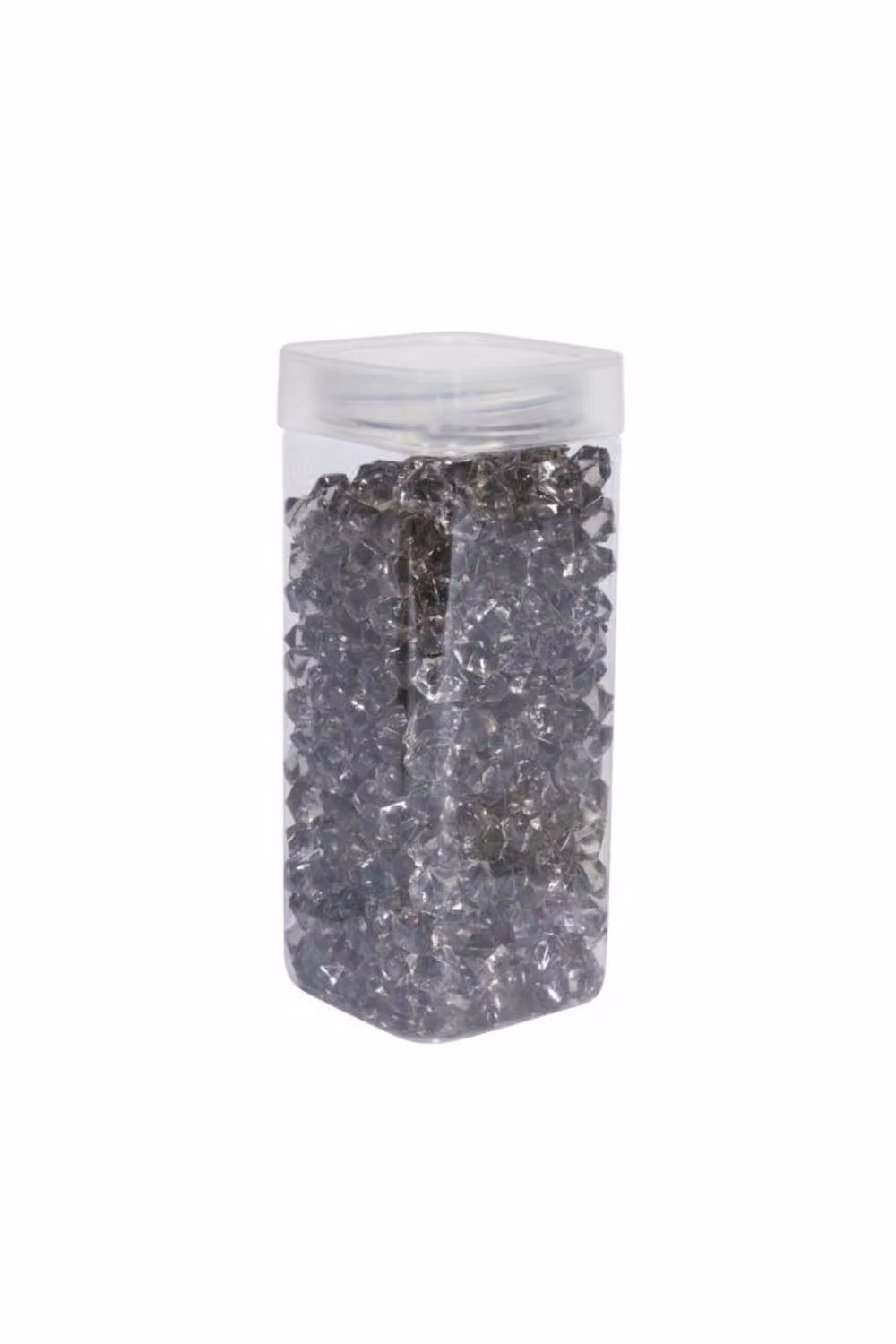 KDMD Small Light Grey Acrylic Stones in Square Jars, 2 Pack, 320g – 2