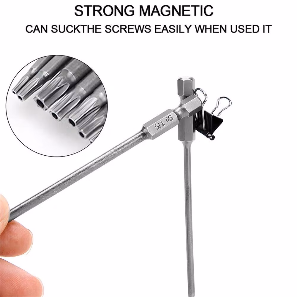 SPETLEK 11-Piece Torx Screwdriver Bit Set in Silver – 4