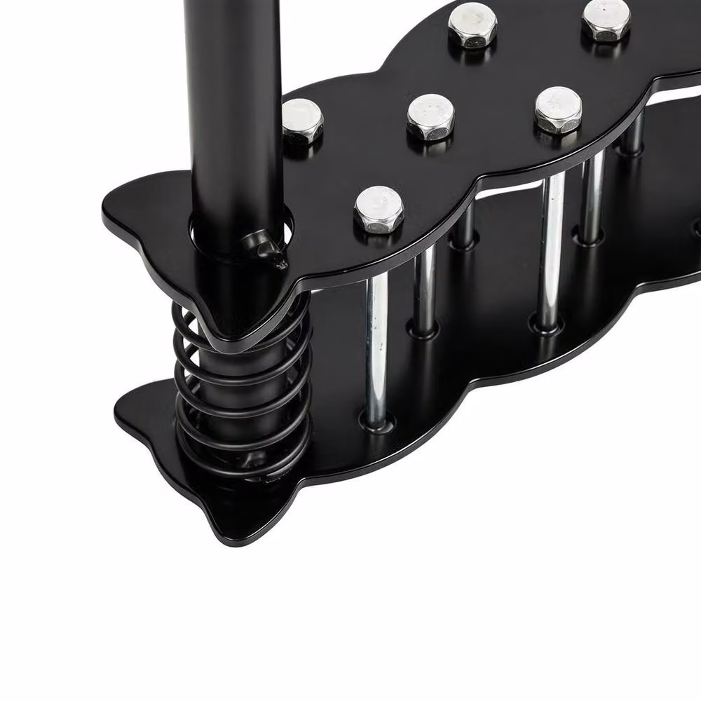 Kelvenix Manual Lawn Aerator Tool with 14 Steel Spikes in Black – 2