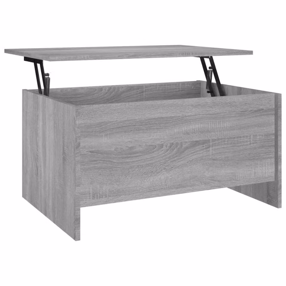 Berkfield Home Modern Grey Coffee Table with Lift Mechanism, W/D/H: 80 x 55.5 x 41.5 cm – 2