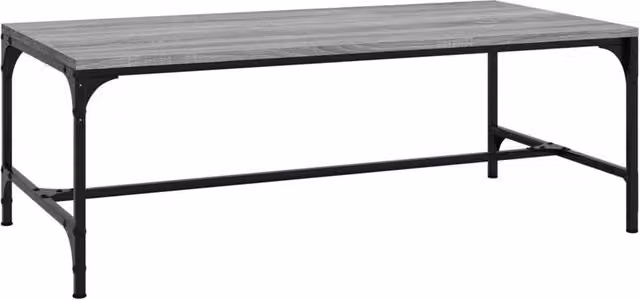 Berkfield Home Grey Sonoma Coffee Table in Engineered Wood W/D/H: 100 x 50 x 35 cm – 1