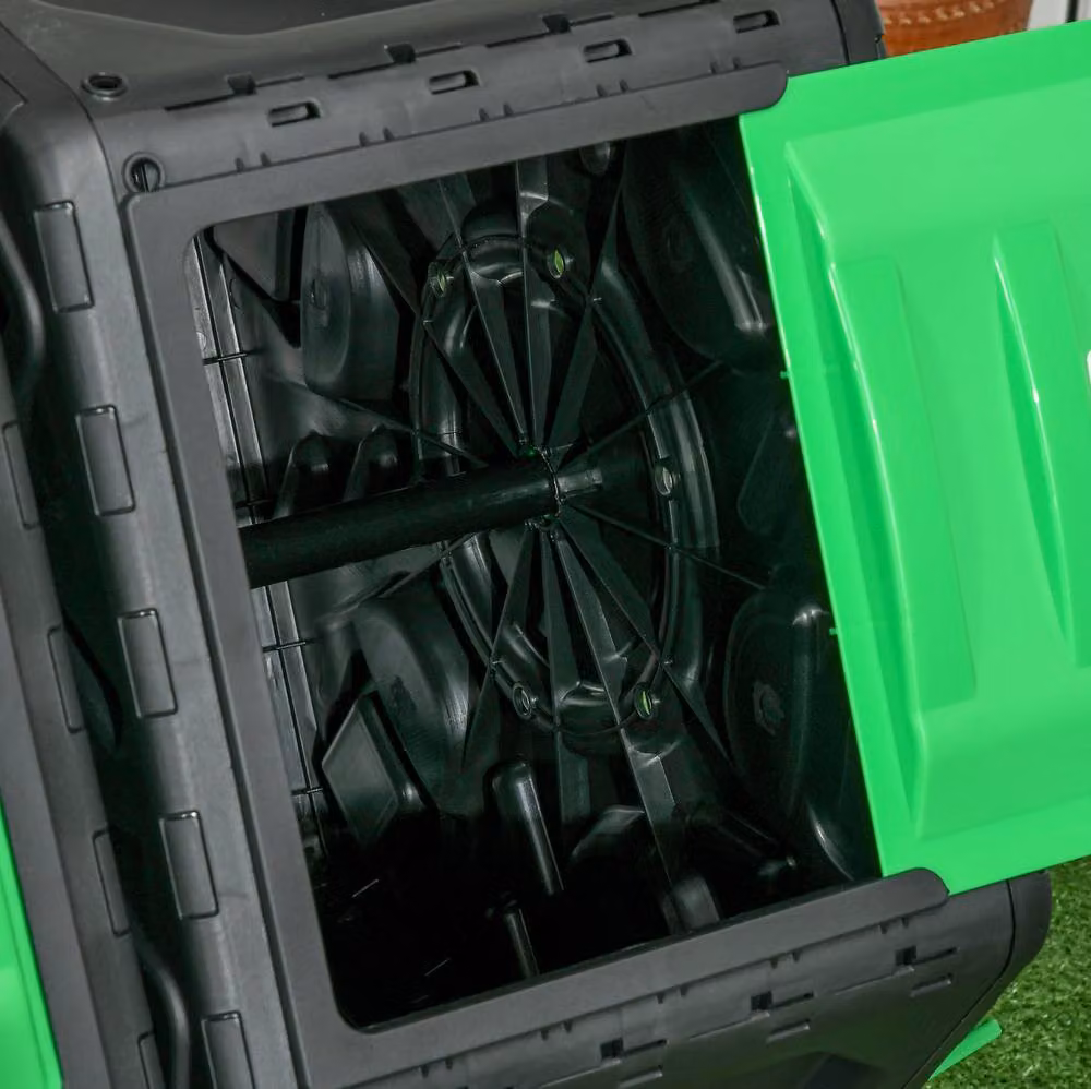 STILVORA 130L Double Chamber Rotating Compost Bin in Black – 7