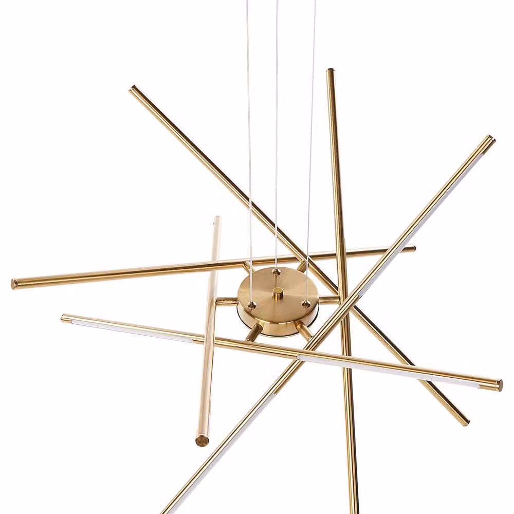 Wyld and Coco Gold LED Pendant Lamp with Remote Dimmer – 2