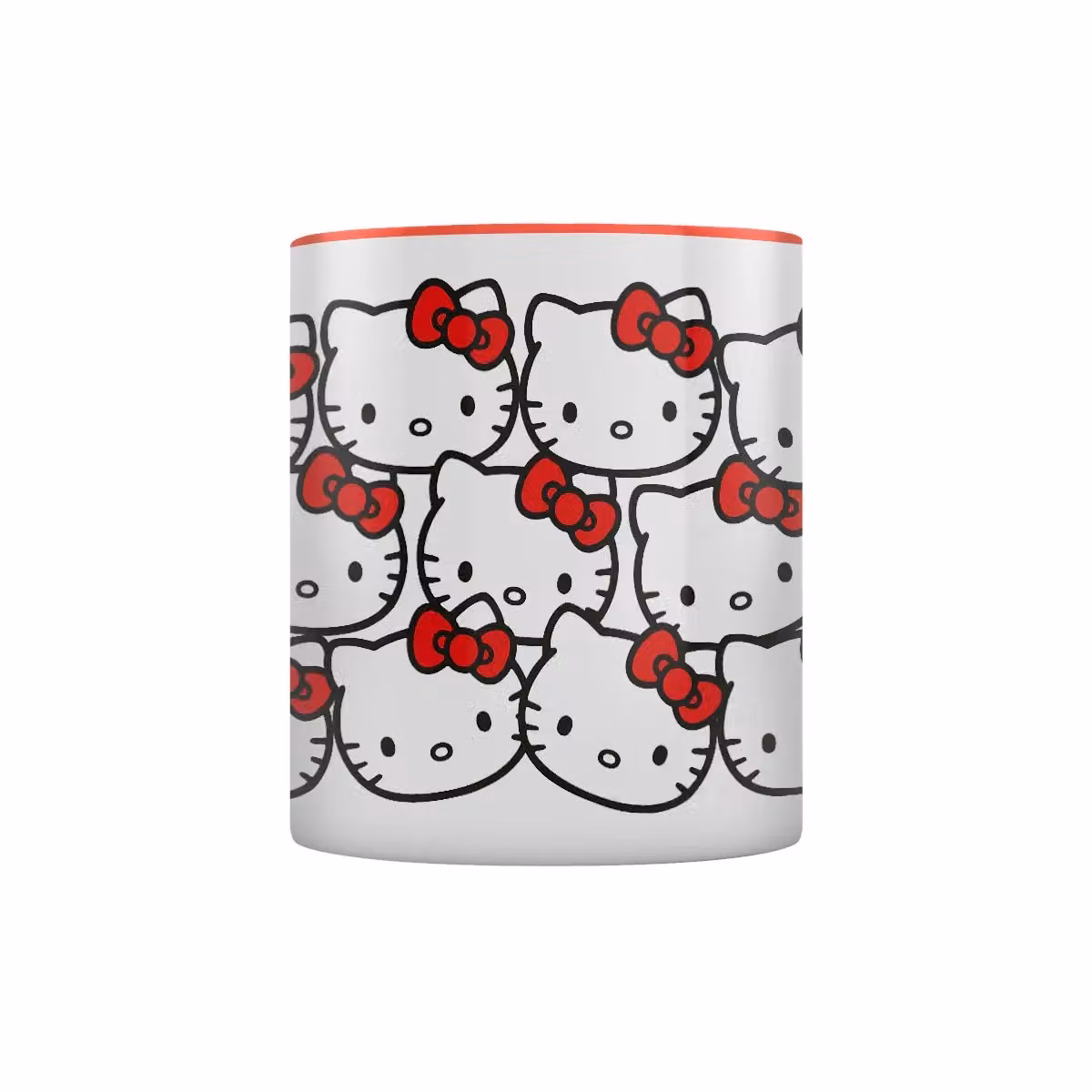 Hello Kitty Many Kittys Inner Two Tone Ceramic Mug in White – 2
