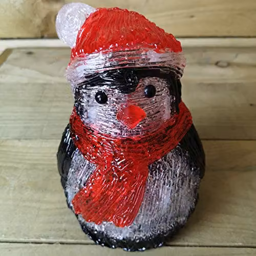 Snowtime Christmas Penguin Tabletop Decoration, Multicolour, Height: 20 cm – 2