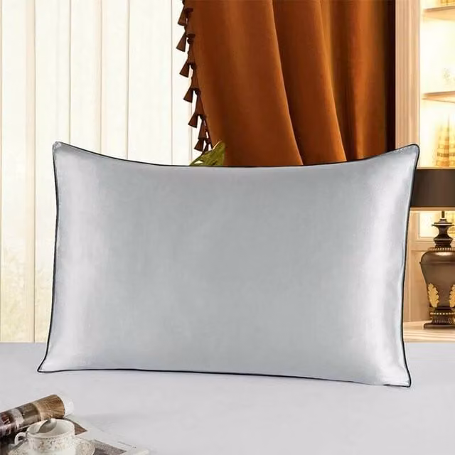 PAWNORA Grey Pure Mulberry Silk Pillowcase for Adults – 1