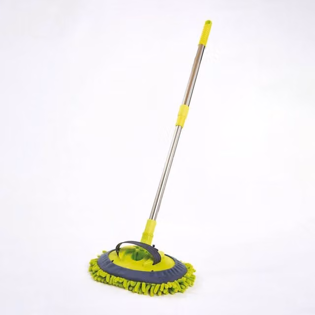mysmartbuy 2-in-1 Telescopic Car Washing Mop with Stainless Steel and Microfibre, Multicolour, W: 23 cm, D: 16 cm – 1