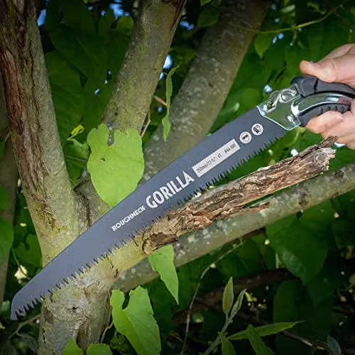 Roughneck Gorilla Fast Cut Pruning Saw with 350mm Steel Blade and Non-Slip Rubber Handle in Yellow and Black – 5