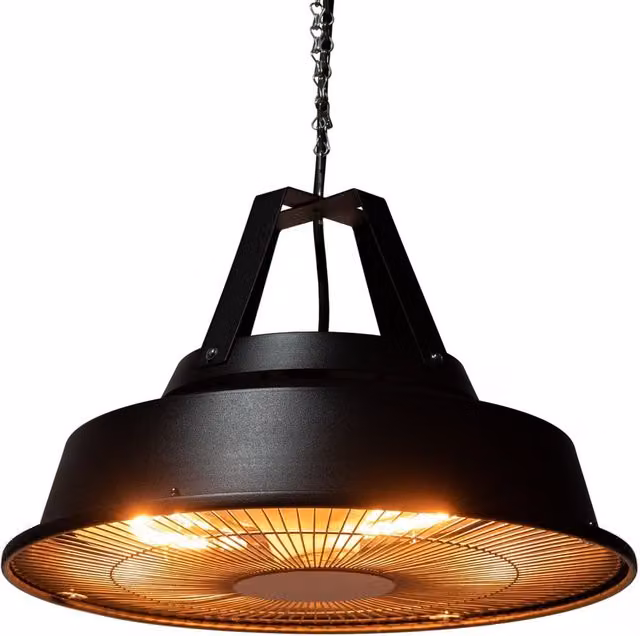 Primrose Retro Black Metal Ceiling Hanging Electric Patio Heater