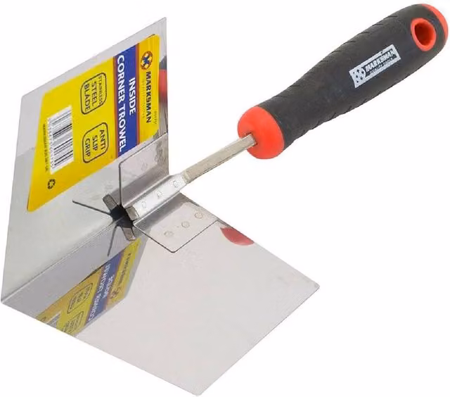 NTI Inside Corner Trowel with Stainless Steel Blade in Silver and Multicolour