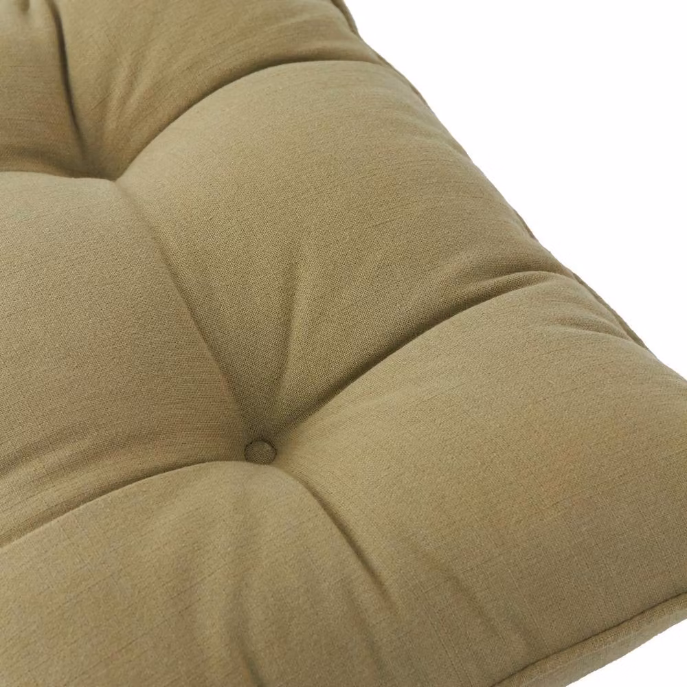 Riva Home 2-Pack Square Cotton Seat Pads in Green, W/D/H: 40 x 40 x 40 cm – 4
