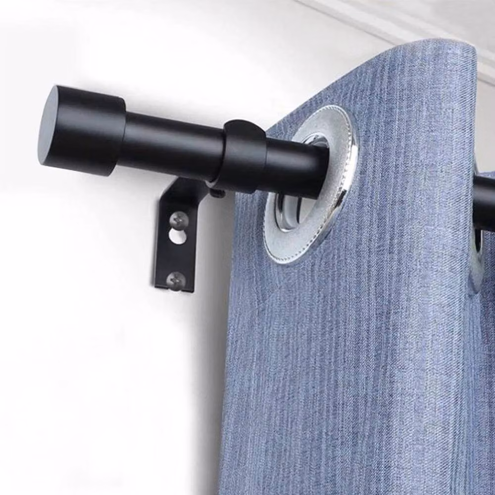Kelvenix Extendable Curtain Pole, Black, W: 100 cm - 150 cm – 2