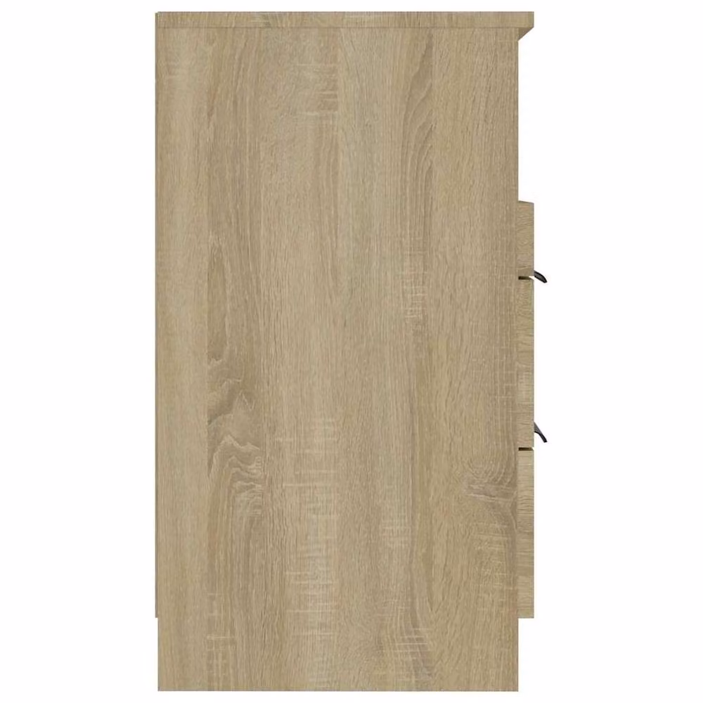 Berkfield Home Sonoma Oak Bedside Cabinet in Brown – 2