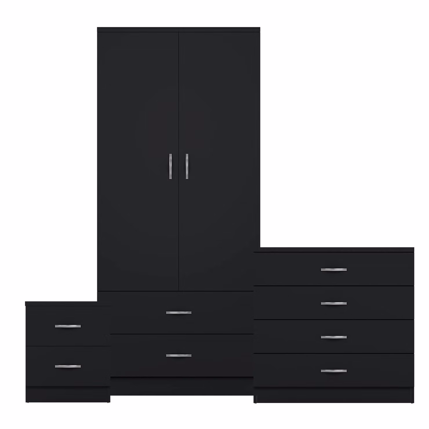 Vida Designs Riano 3-Piece Bedroom Set in Black – 4