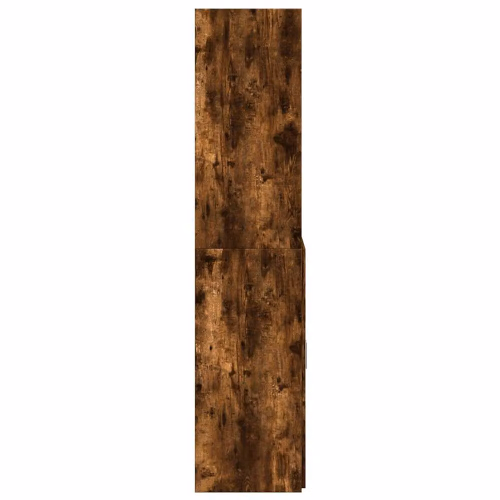 Berkfield Home Modern Smoked Oak Highboard in Brown, W/D/H: 80 x 42.5 x 185 cm – 2
