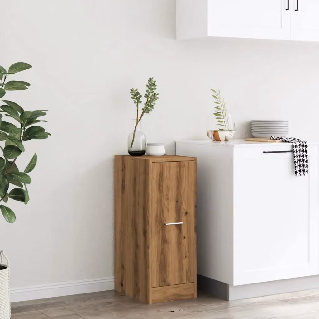 Berkfield Home Apothecary Cabinet in Artisan Oak, Brown, W/D/H: 30 x 41 x 77.5 cm – 3