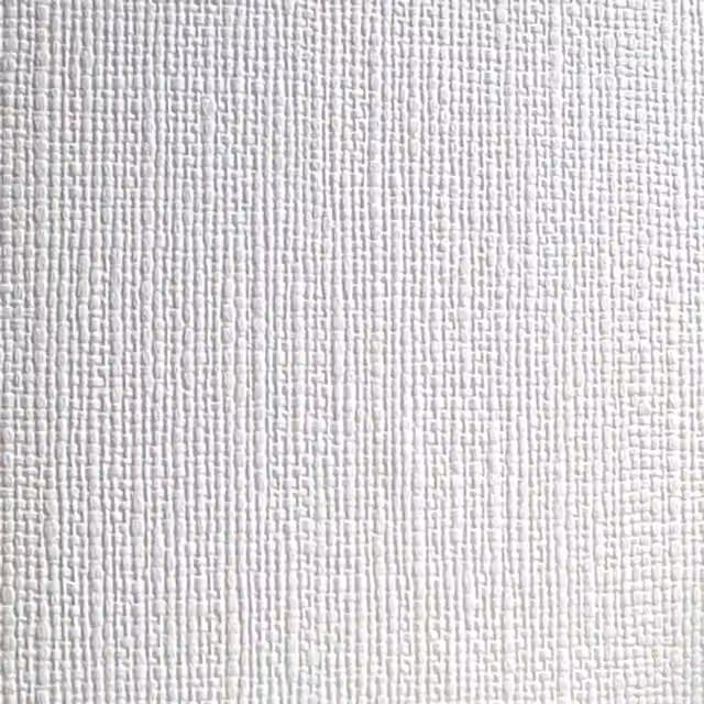 Brooke Original Paintable Textured Wallpaper in White and Beige