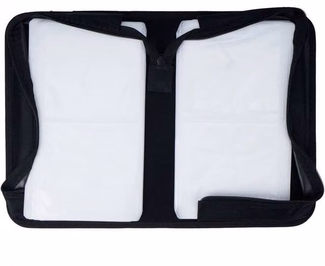 NESTLUNE Black CD, VCD and DVD Car Storage Carry Bag Case