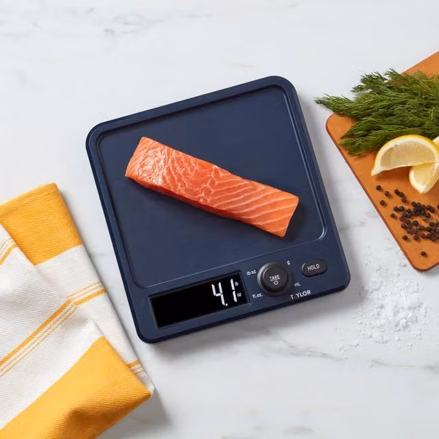 Taylor Pro Digital Kitchen Scales in Black