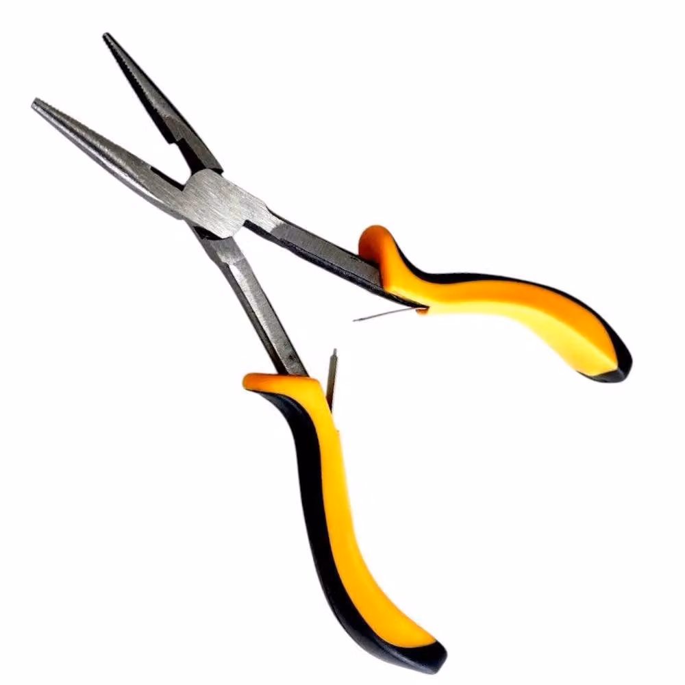 SPETLEK Mini Long Nose Needle Soft Grip Pliers, Yellow, H: 52.0 cm, W: 5.2 cm