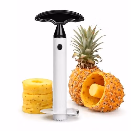 Orsina Black and White Plastic Pineapple Slicer