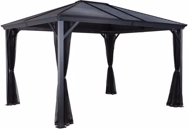 Sojag Ventura Gazebo in Grey, W/D/H: 297 x 362 x 260.9 cm