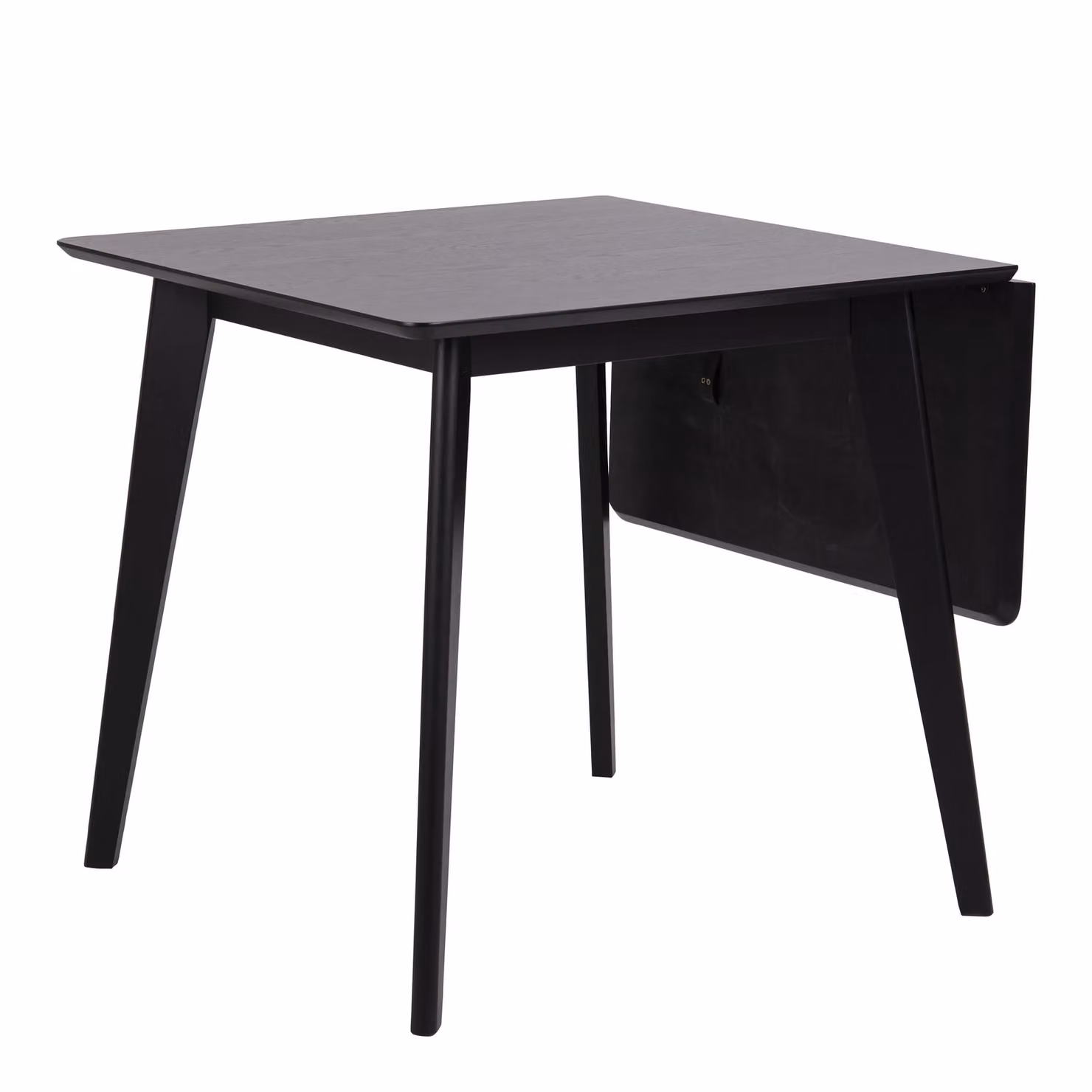 Furniture To Go Roxby Extendable Square Dining Table in Black Oak Wood – 3