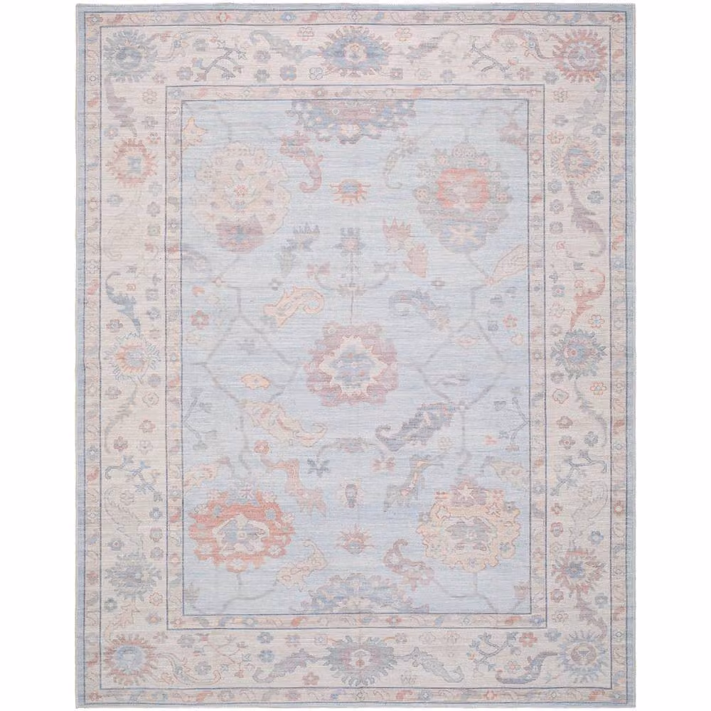Livabliss Patrica Rodi Lumen Blue Oriental Classic Rectangular Machine Woven Rug, W: 200 cm, D: 275 cm – 2