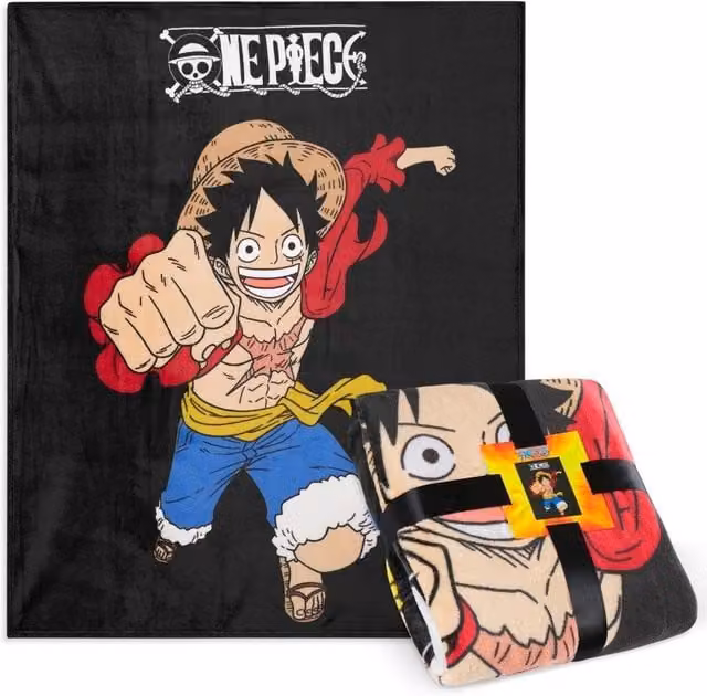 One Piece Fluffy Black Winter Blanket