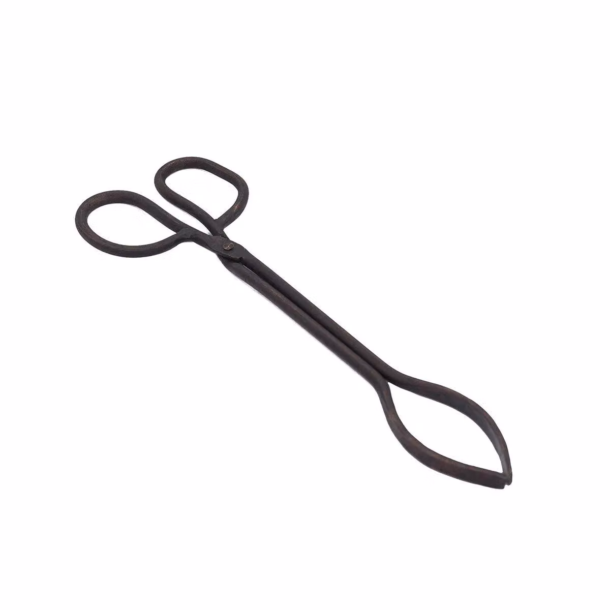 Charles Bentley Cypress Fireside Tongs in Black Iron, W/D/H: 37 x 11 x 0.8 cm – 3