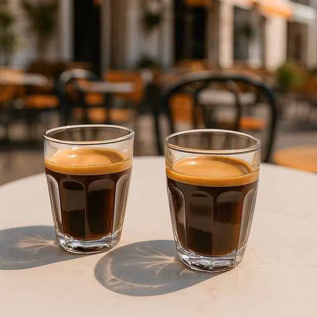 Argon Tableware Geometric Fluted Glass Espresso Tumblers, 100ml, Clear, Set of 6