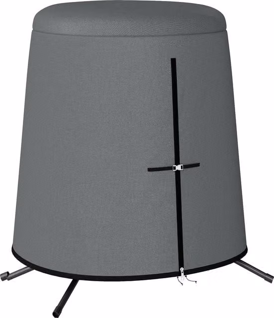 Outsunny Grey Hanging Egg Chair Protective Cover W: 196 cm, D: 230 cm