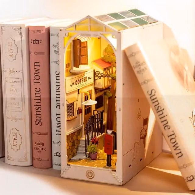 Menkind Rolife Sunshine Town Book Nook Kit in Multicolour – 1