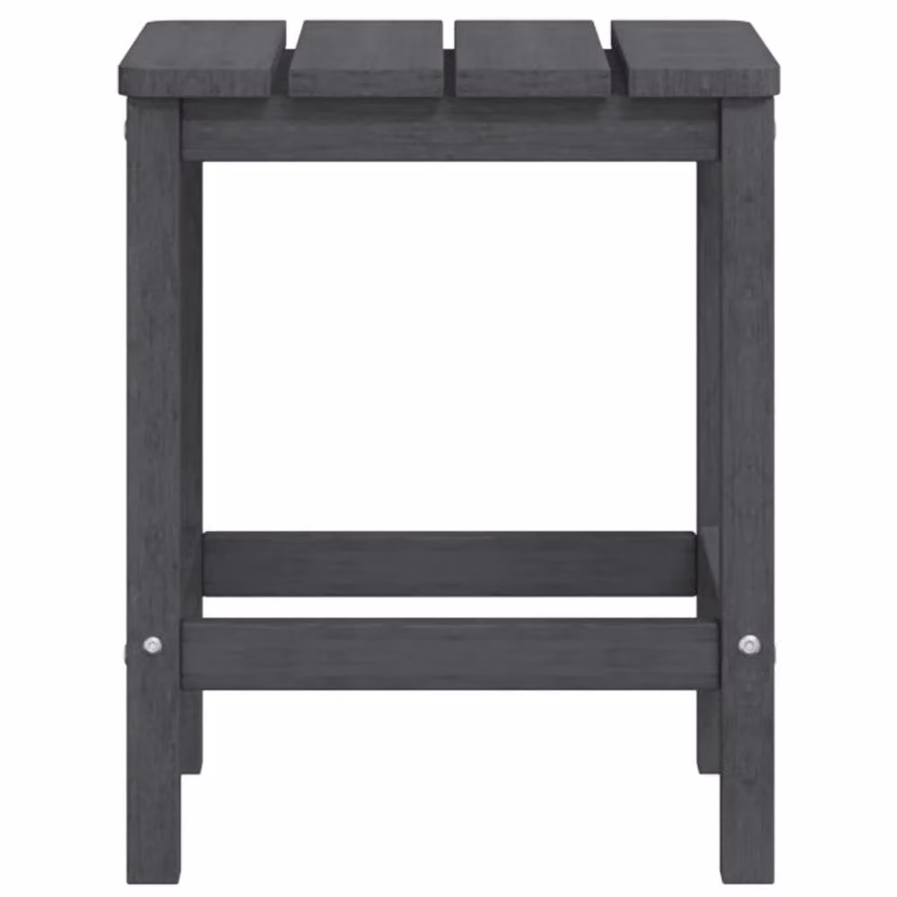 Berkfield Home Garden Adirondack Table in Anthracite Black, W/D/H: 38 x 38 x 46 cm – 4