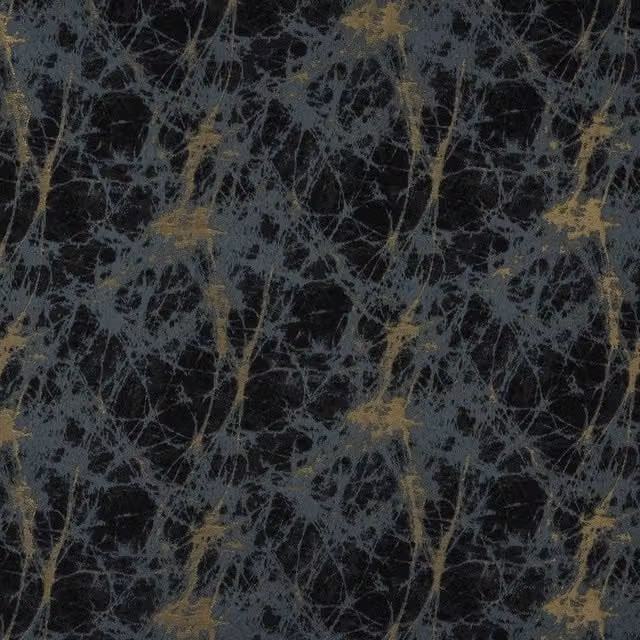 Terrys Lava Fabric Teal Petrol Blue and Black