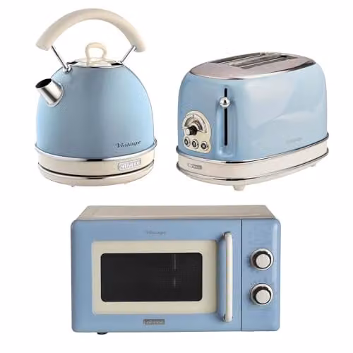 Ariete Vintage Breakfast Set in Blue