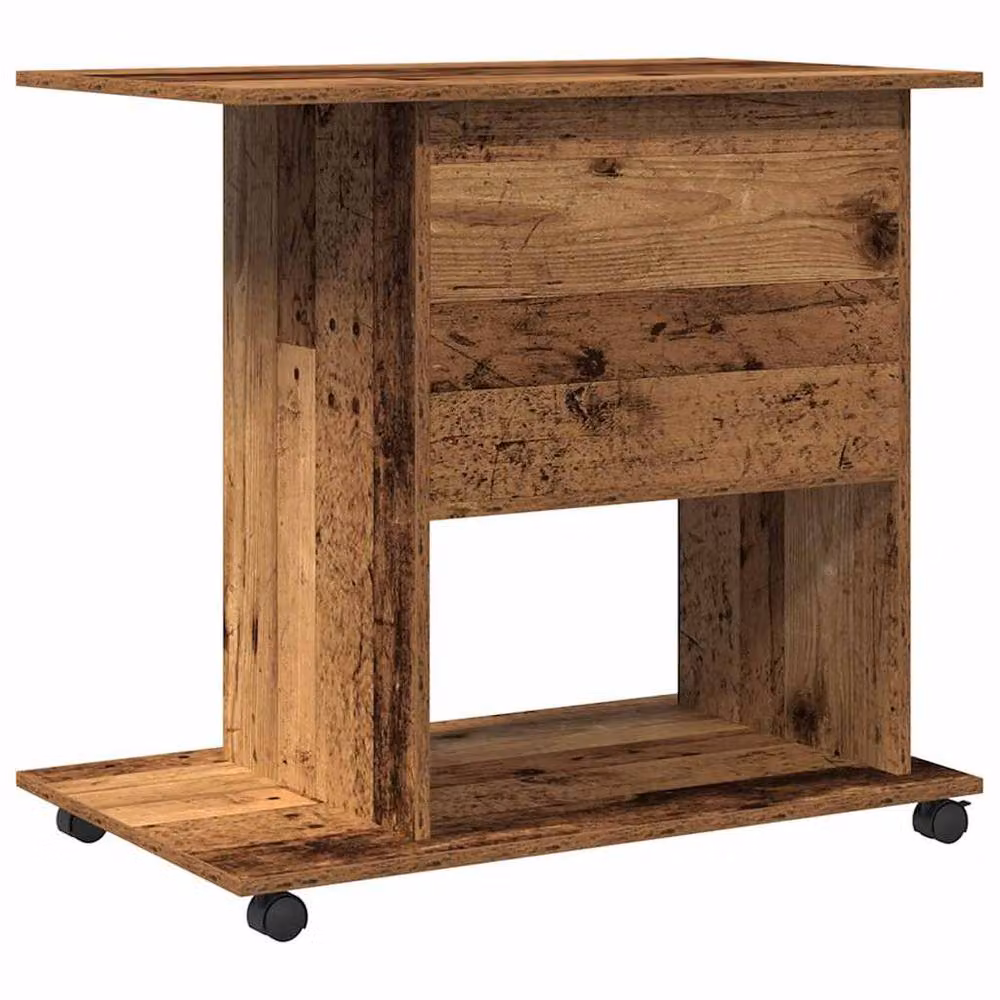 Berkfield Home Modern Computer Desk in Brown, W/D/H: 80 x 50 x 75 cm – 5