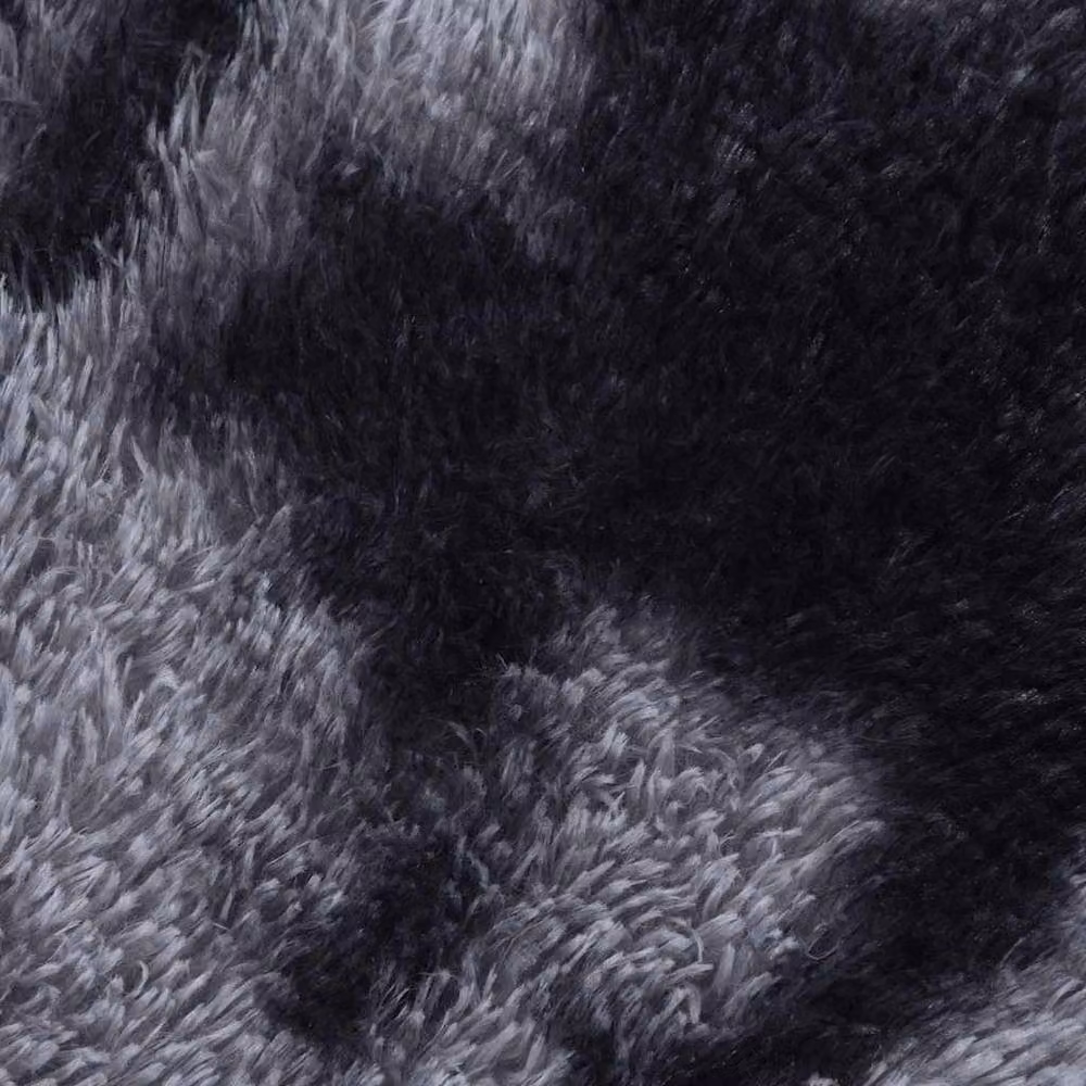 Berkfield Home NAVARRA Shaggy High Pile Rug, Dark Grey, W/D: 120 x 120 cm – 3