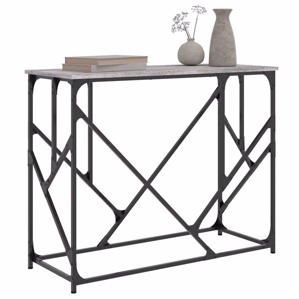 Berkfield Home Grey Sonoma Console Table, W/D/H: 100 x 40 x 80 cm – 3