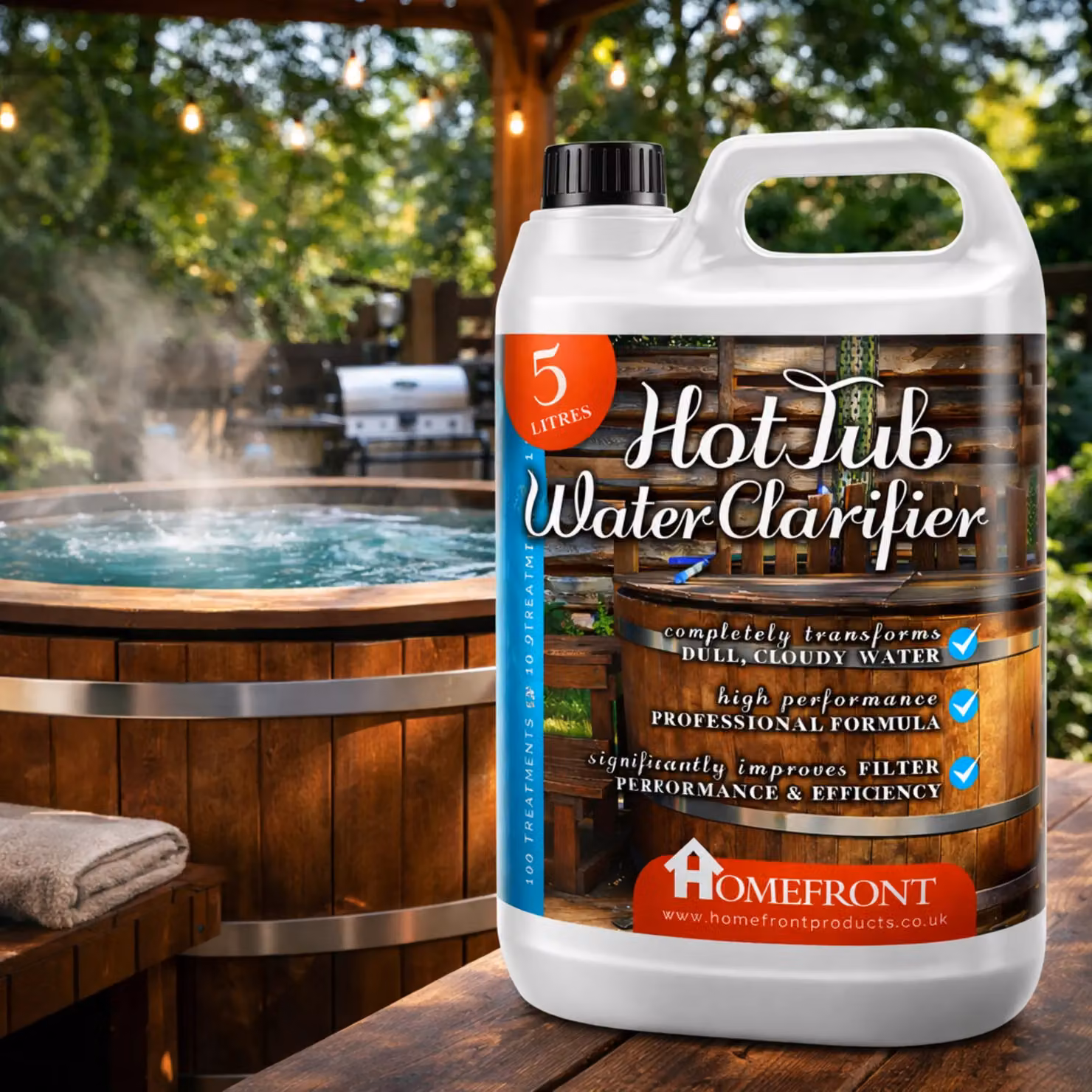 Homefront Hot Tub, Spa and Jacuzzi Water Clarifier, 5 l – 2