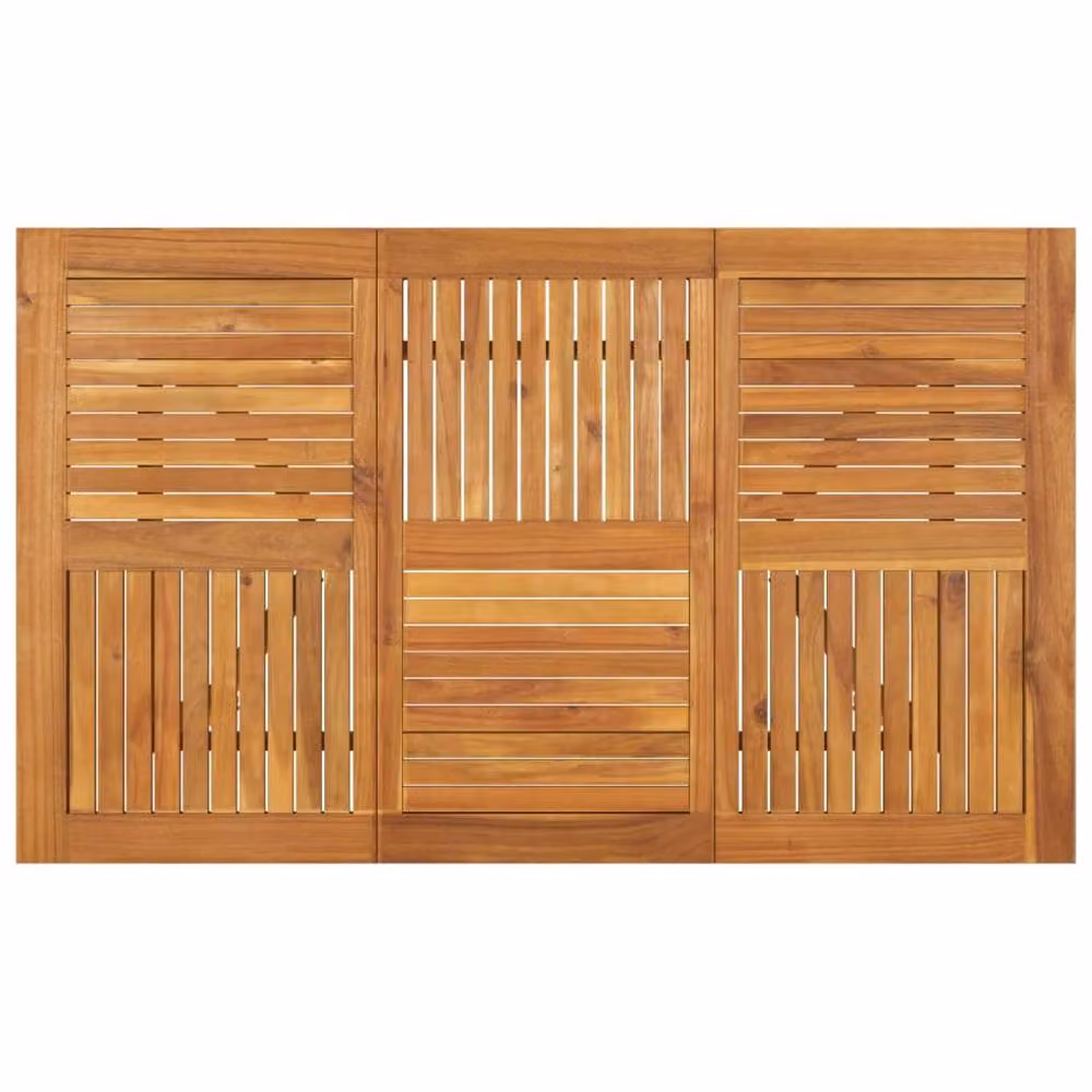 Berkfield Home Brown Solid Acacia Wood Garden Table W/D/H: 150 x 90 x 75 cm – 2