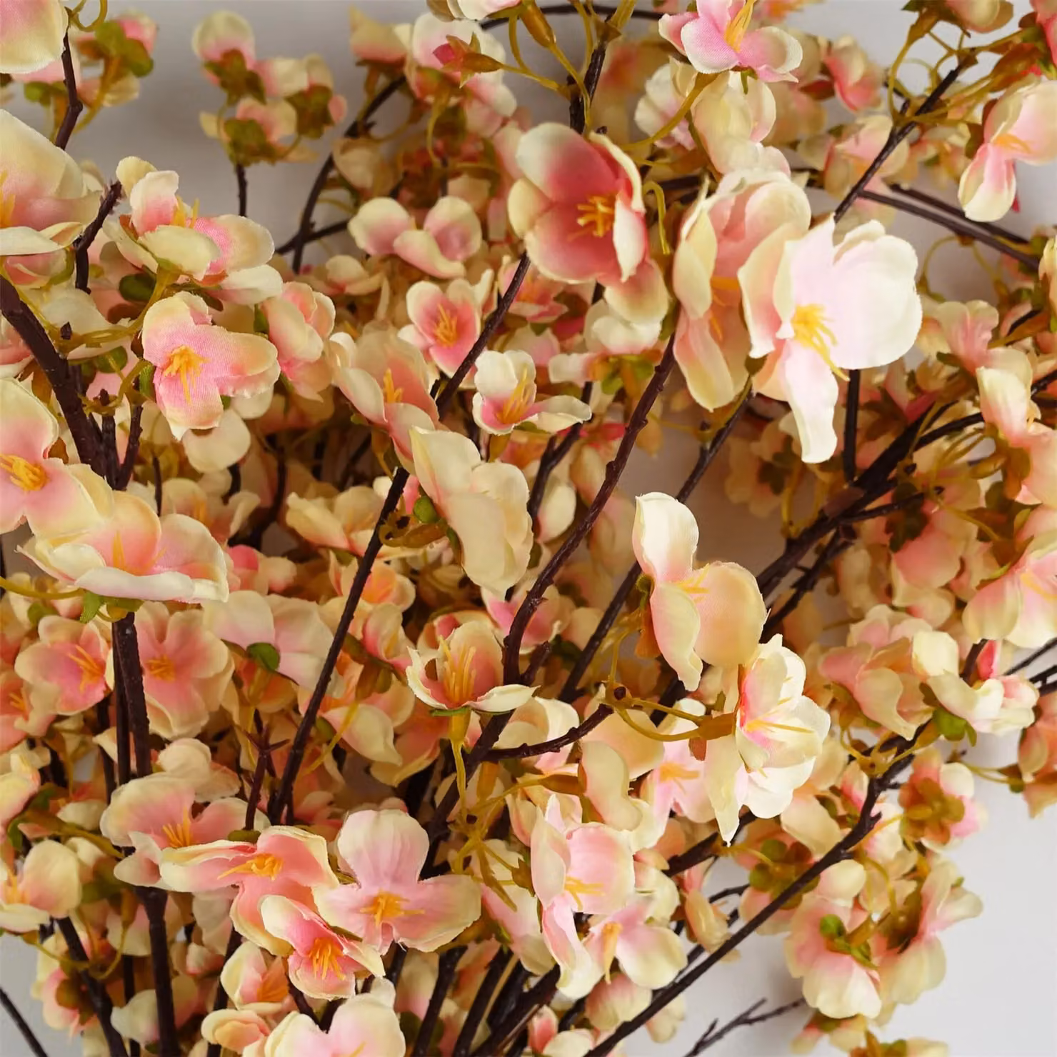 Leaf Artificial Pink Trailing Cherry Blossom Stem, 110 cm – 2