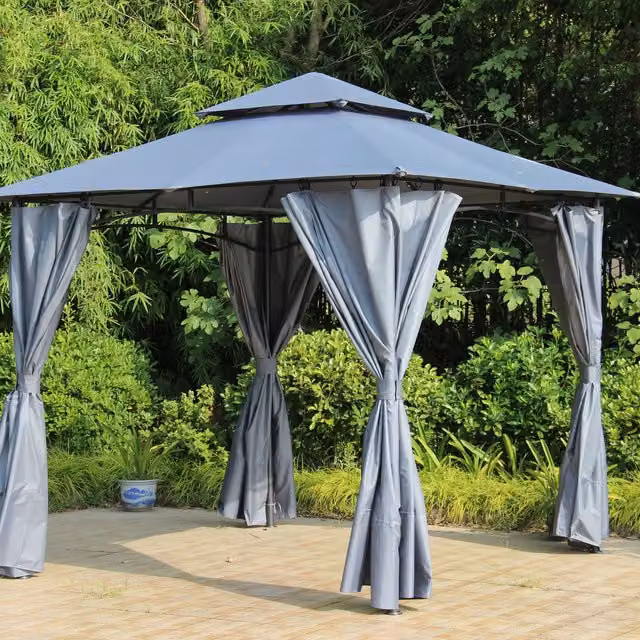 Royalcraft Cambridge Gazebo, Grey, W/D: 275 x 275 cm