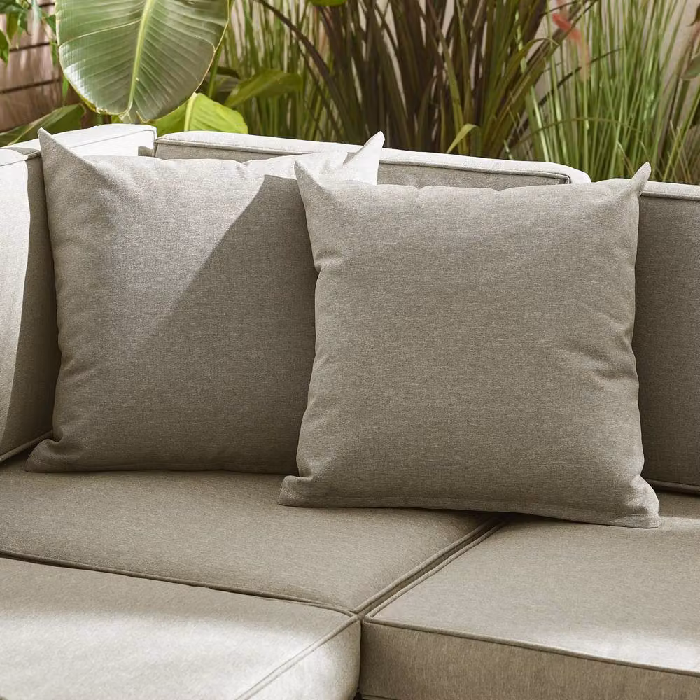 FurnitureboxUK Orlando 10 Seat Modular Outdoor Garden Rattan Sofa Set in Black – 3