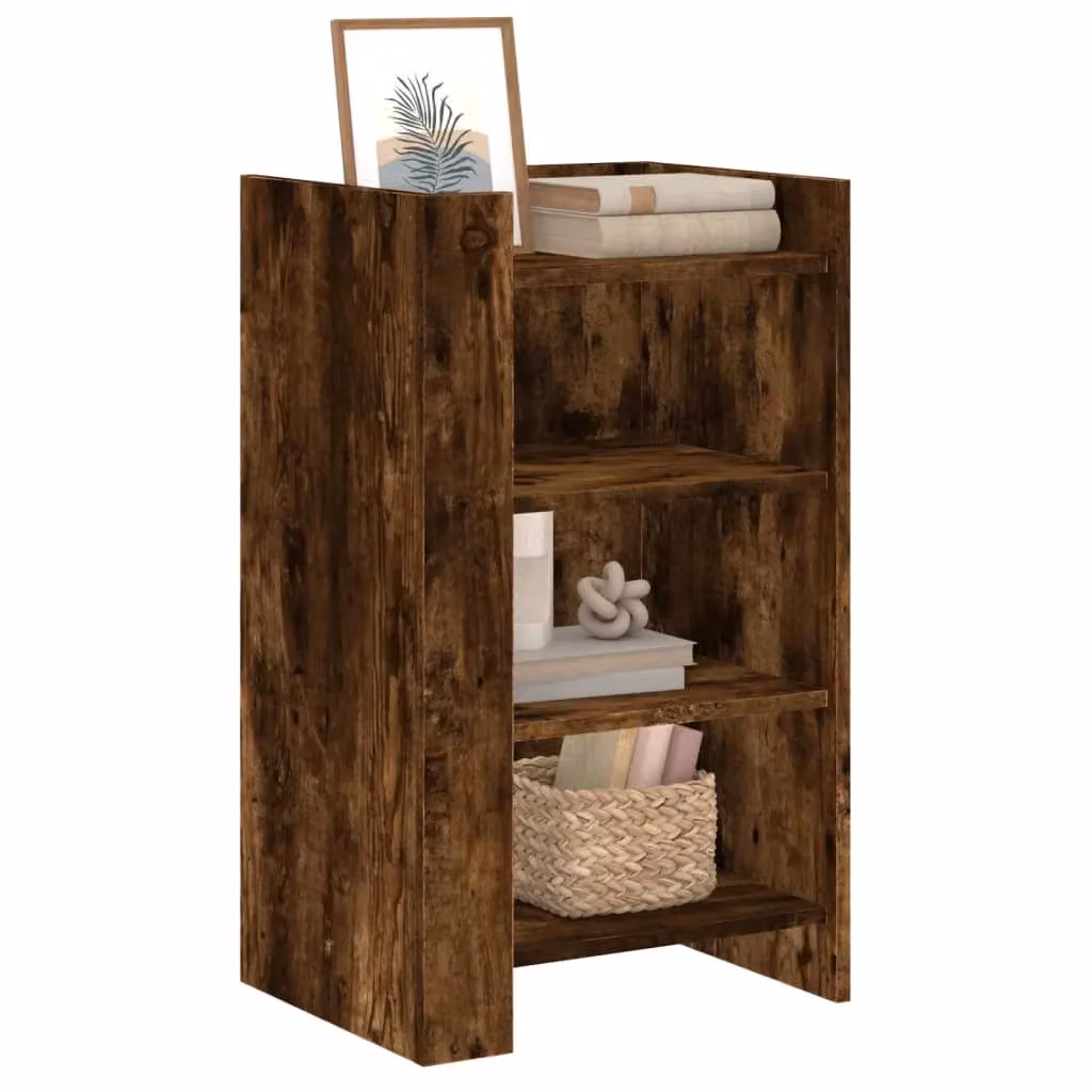 Berkfield Home Smoked Oak Sideboard in Brown, W/D/H: 45 x 35 x 75 cm – 3