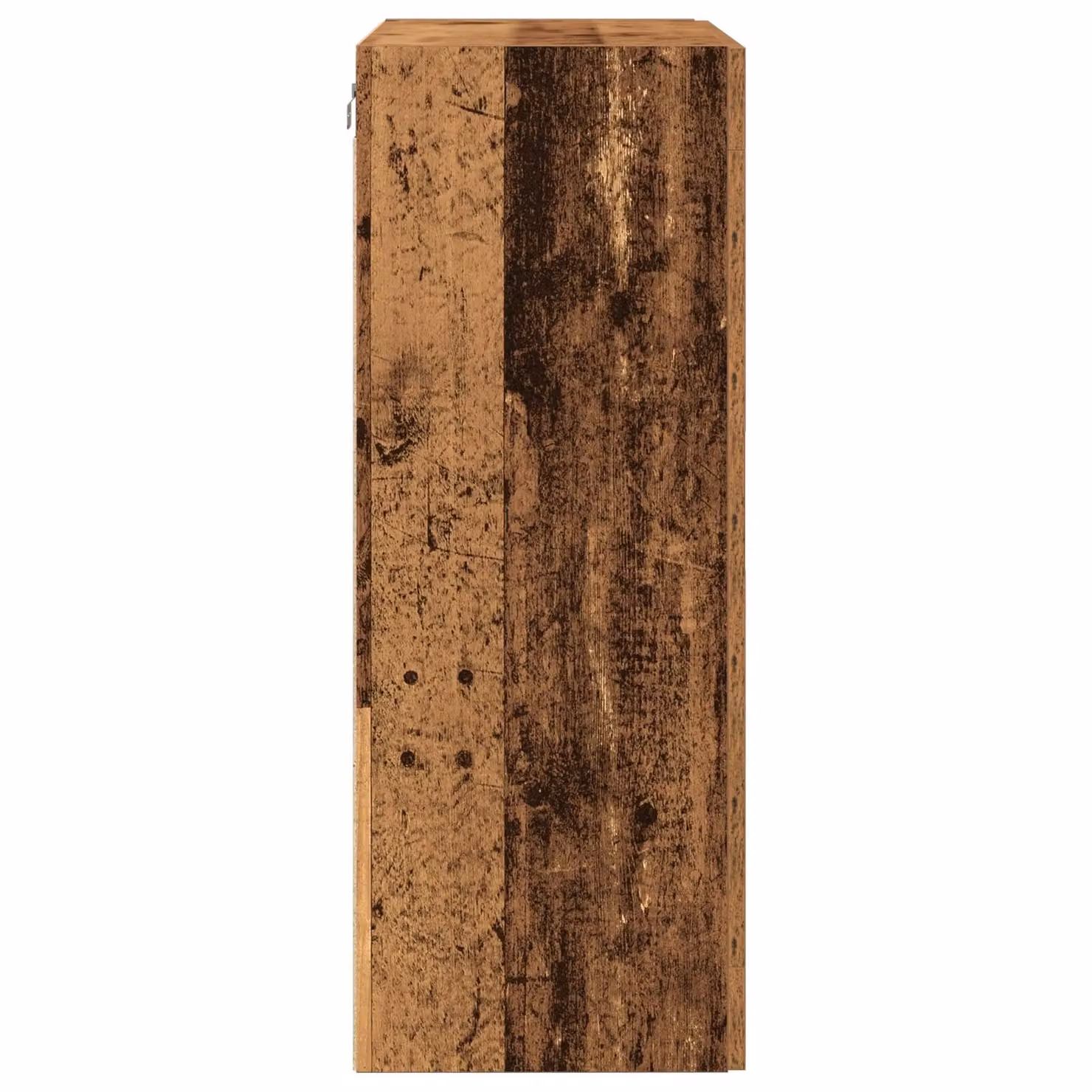Berkfield Home Wall-Mounted Rustic Wood Cabinet with Glass Doors in Brown, W/D/H: 69.5 x 34 x 90 cm – 3